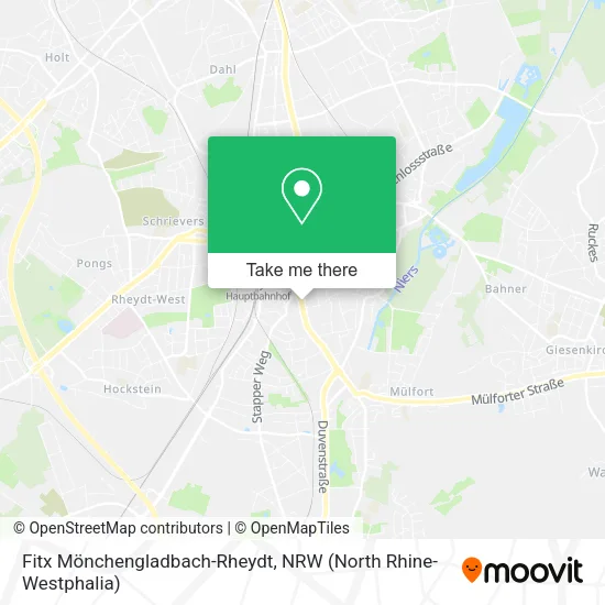Карта Fitx Mönchengladbach-Rheydt