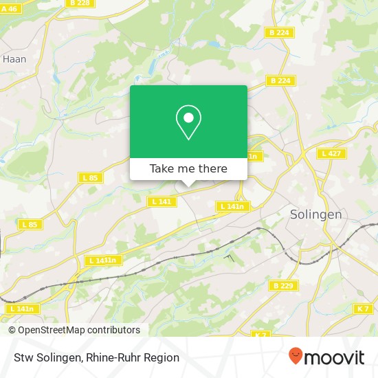 Stw Solingen map