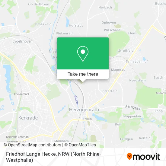 Friedhof Lange Hecke map