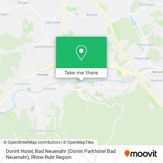 Dorint Hotel, Bad Neuenahr map