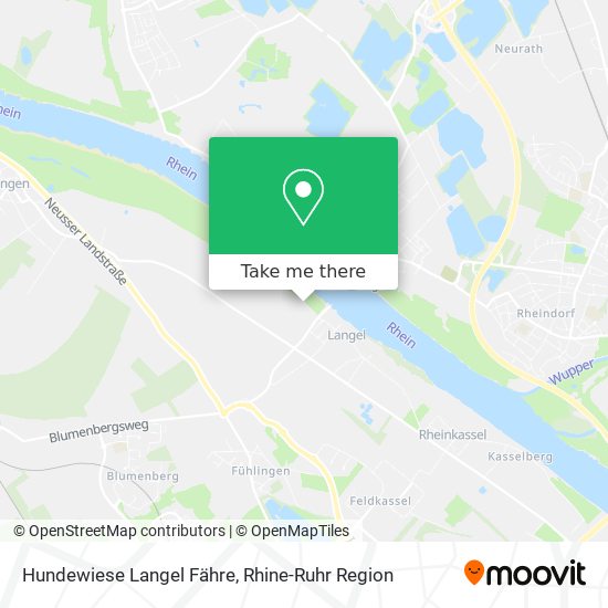 Hundewiese Langel Fähre map