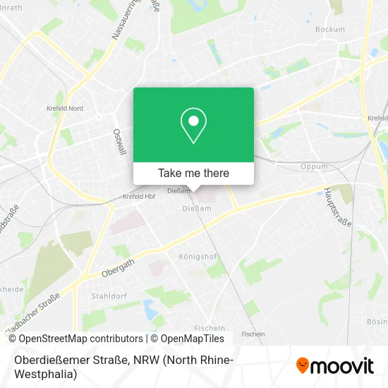Карта Oberdießemer Straße