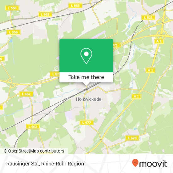 Rausinger Str. map