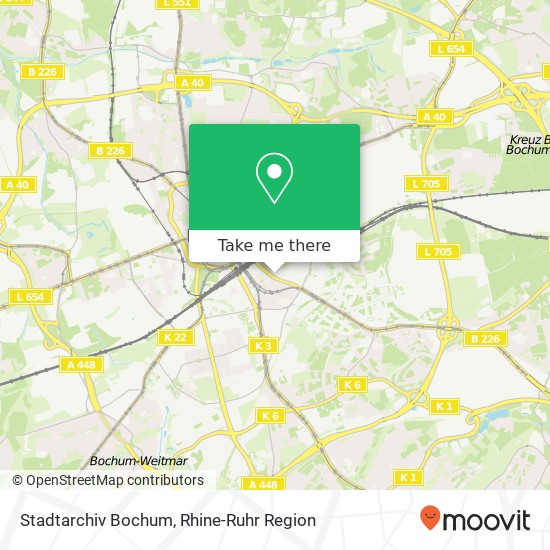 Карта Stadtarchiv Bochum