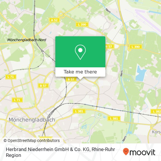 Herbrand Niederrhein GmbH & Co. KG map