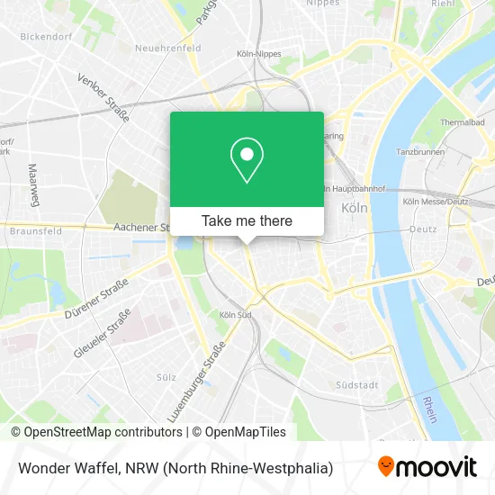 Карта Wonder Waffel