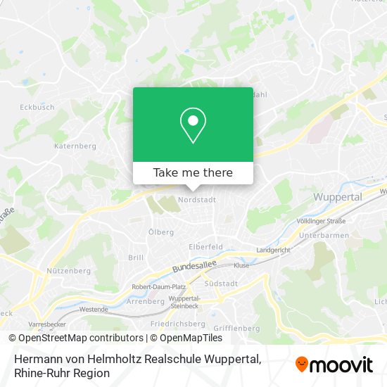 Hermann von Helmholtz Realschule Wuppertal map