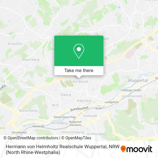 Hermann von Helmholtz Realschule Wuppertal map
