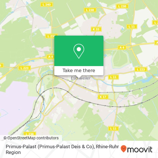 Primus-Palast (Primus-Palast Deis & Co) map