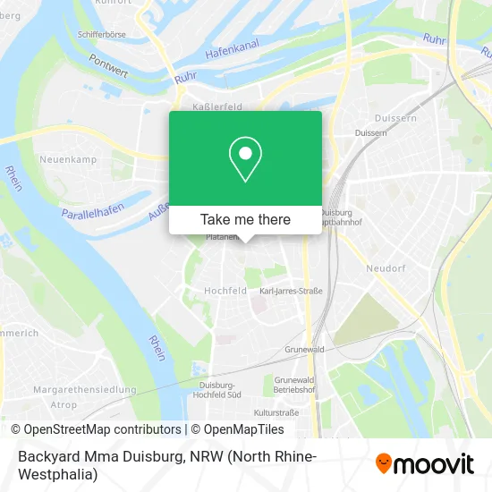 Backyard Mma Duisburg map