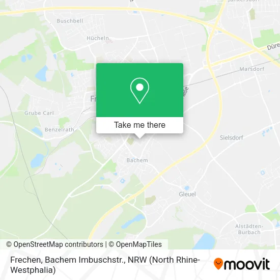 Карта Frechen, Bachem Imbuschstr.