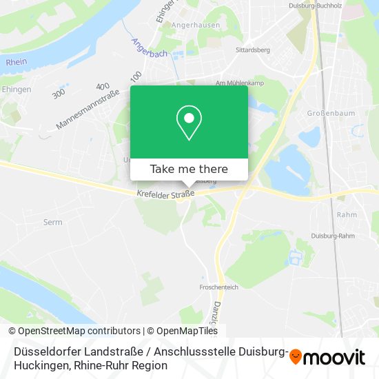 Düsseldorfer Landstraße / Anschlussstelle Duisburg-Huckingen map