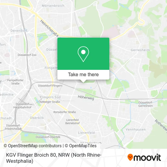 Карта KGV Flinger Broich 80