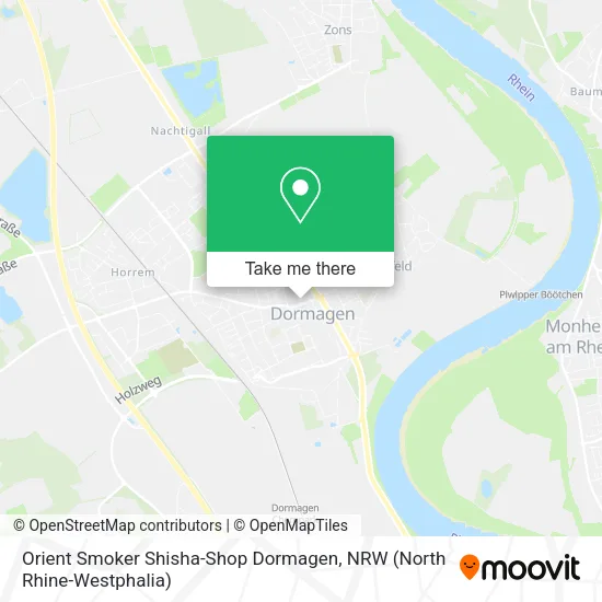 Карта Orient Smoker Shisha-Shop Dormagen