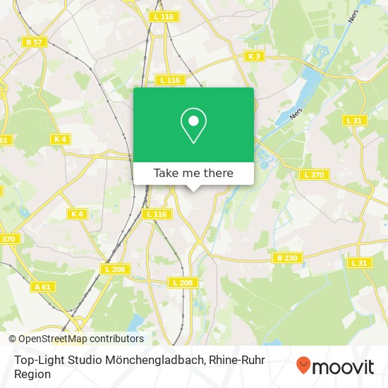 Карта Top-Light Studio Mönchengladbach