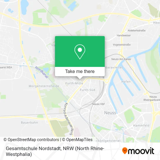 Карта Gesamtschule Nordstadt