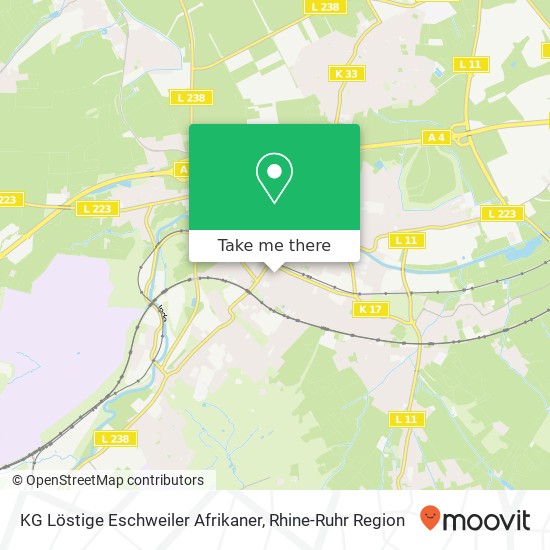 KG Löstige Eschweiler Afrikaner map