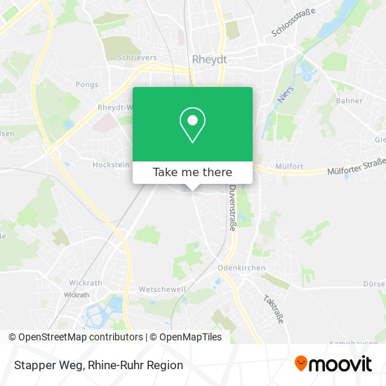 Stapper Weg map