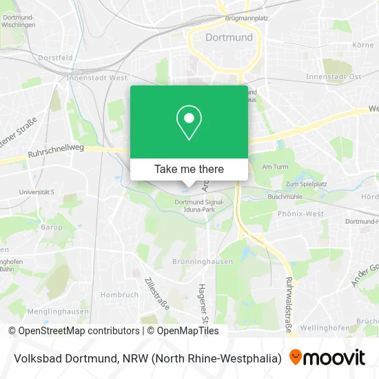 Volksbad Dortmund map