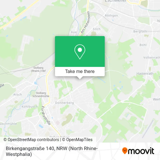 Карта Birkengangstraße 140
