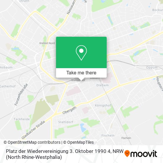 Platz der Wiedervereinigung 3. Oktober 1990 4 map