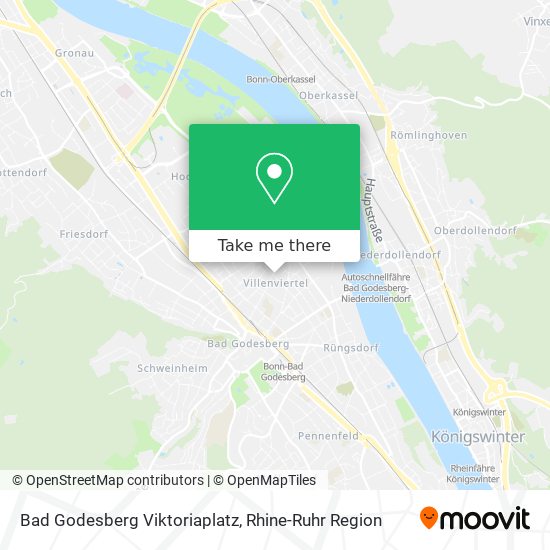 Bad Godesberg Viktoriaplatz map