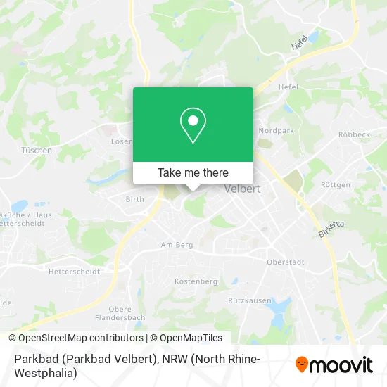 Карта Parkbad (Parkbad Velbert)