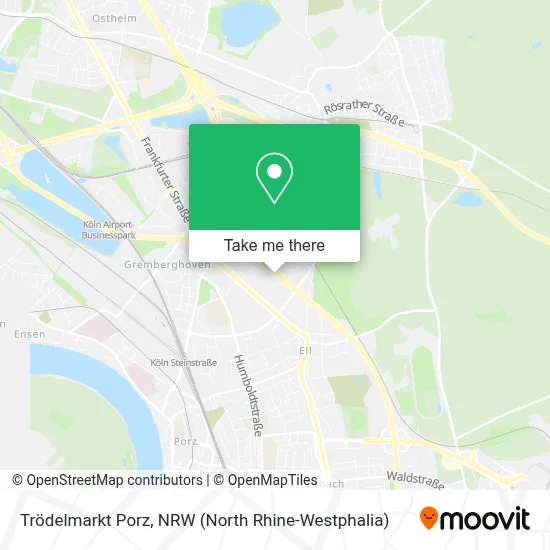 Trödelmarkt Porz map