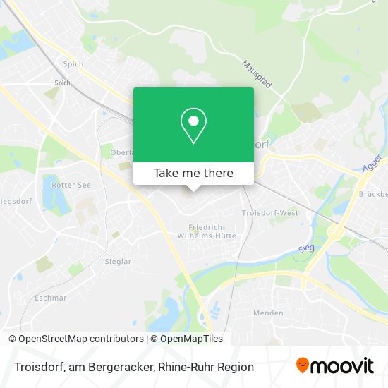 Troisdorf, am Bergeracker map
