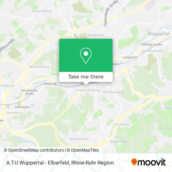 A.T.U Wuppertal - Elberfeld map