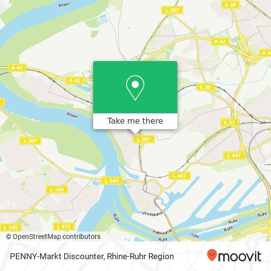 PENNY-Markt Discounter map