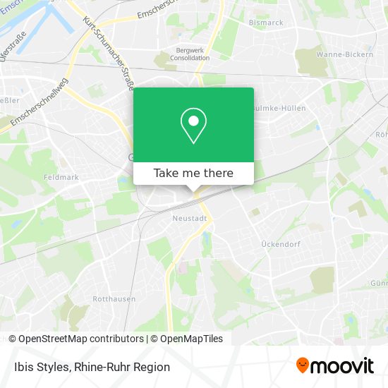 Ibis Styles map