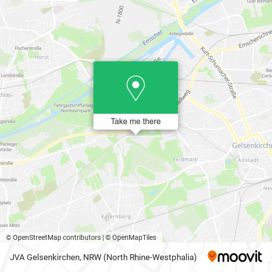 Карта JVA Gelsenkirchen