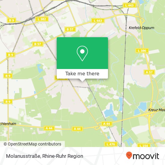 Molanusstraße map
