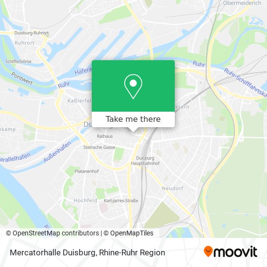 Mercatorhalle Duisburg map