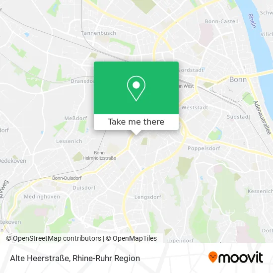 Карта Alte Heerstraße