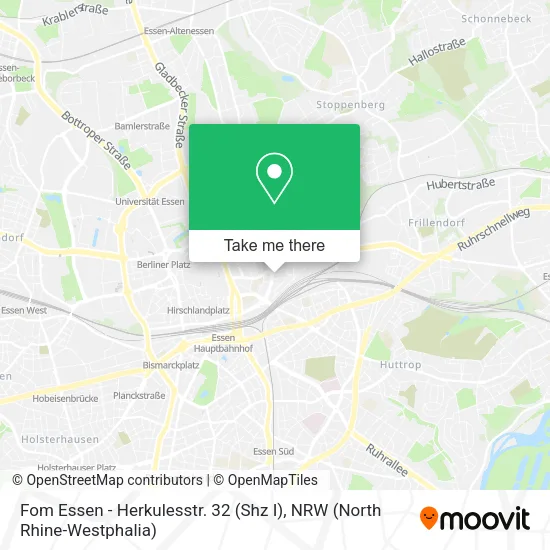 Карта Fom Essen - Herkulesstr. 32 (Shz I)