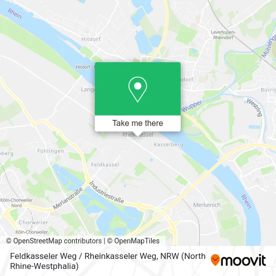 Карта Feldkasseler Weg / Rheinkasseler Weg
