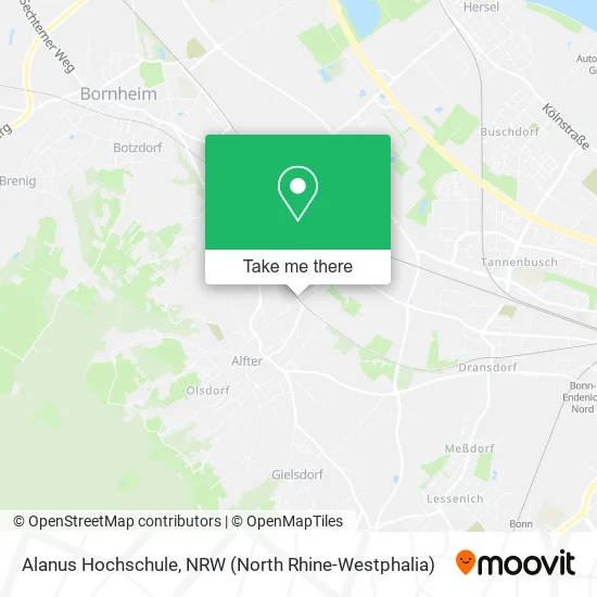 Alanus Hochschule map