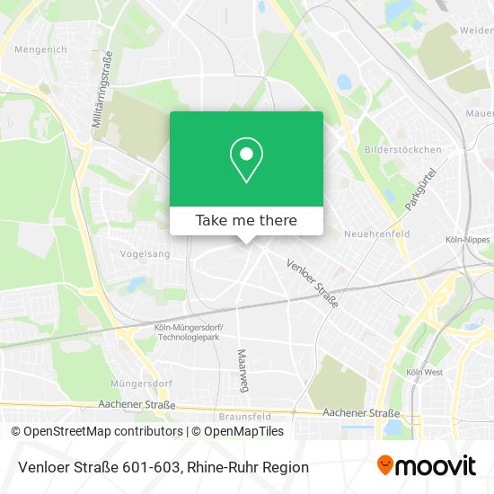 Venloer Straße 601-603 map