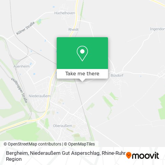 Bergheim, Niederaußem Gut Asperschlag map