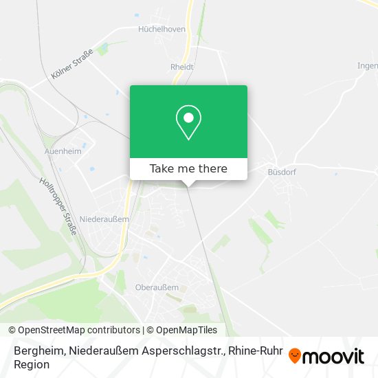 Bergheim, Niederaußem Asperschlagstr. map