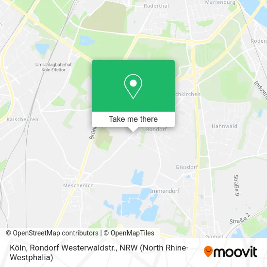Карта Köln, Rondorf Westerwaldstr.