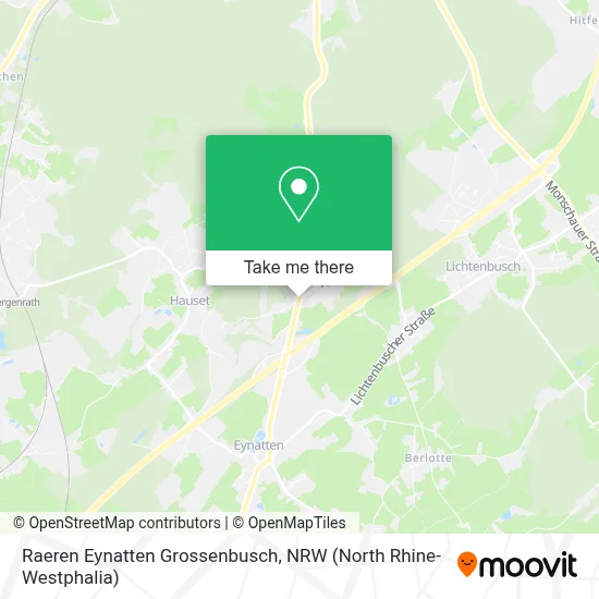 Raeren Eynatten Grossenbusch map