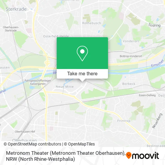 Карта Metronom Theater (Metronom Theater Oberhausen)