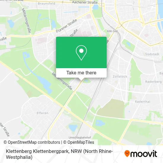 Klettenberg Klettenbergpark map