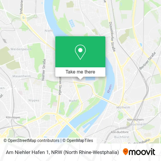 Карта Am Niehler Hafen 1