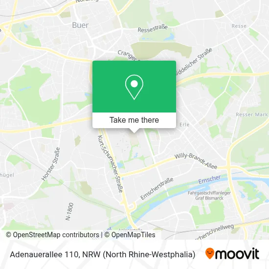 Adenauerallee 110 map