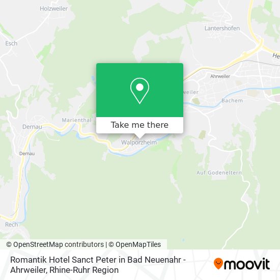 Romantik Hotel Sanct Peter in Bad Neuenahr - Ahrweiler map