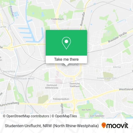Карта Studenten-Uniflucht